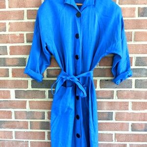 Vintage 1980s Liz Claiborne coat dress